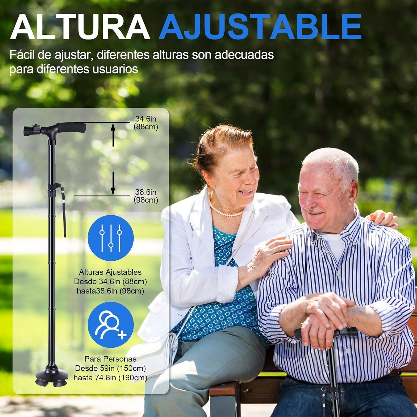 Bastón Perfect Cane Retráctil