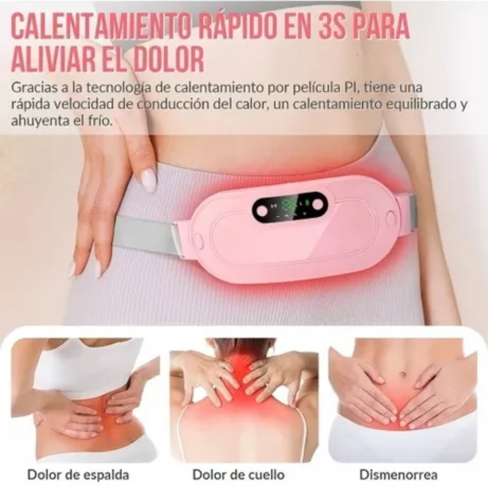 AliviaBelt™ Cinturón Térmico que alivia y masaje que relaja +🎁PDF Tecitos para Aliviar cólicos
