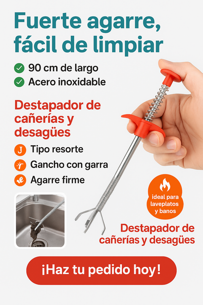 Pinza GripClean™ 90 cm - Fuerte agarre, fácil de limpiar!