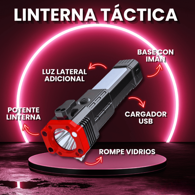 HammerLite® Linterna 4 en 1