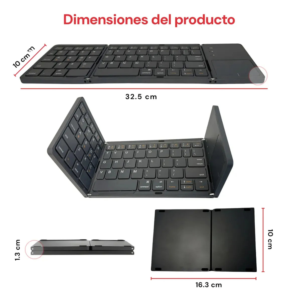 Teclado Plegable Bluetooth FlexKey™ – Trabajar sin límites, donde quieras!