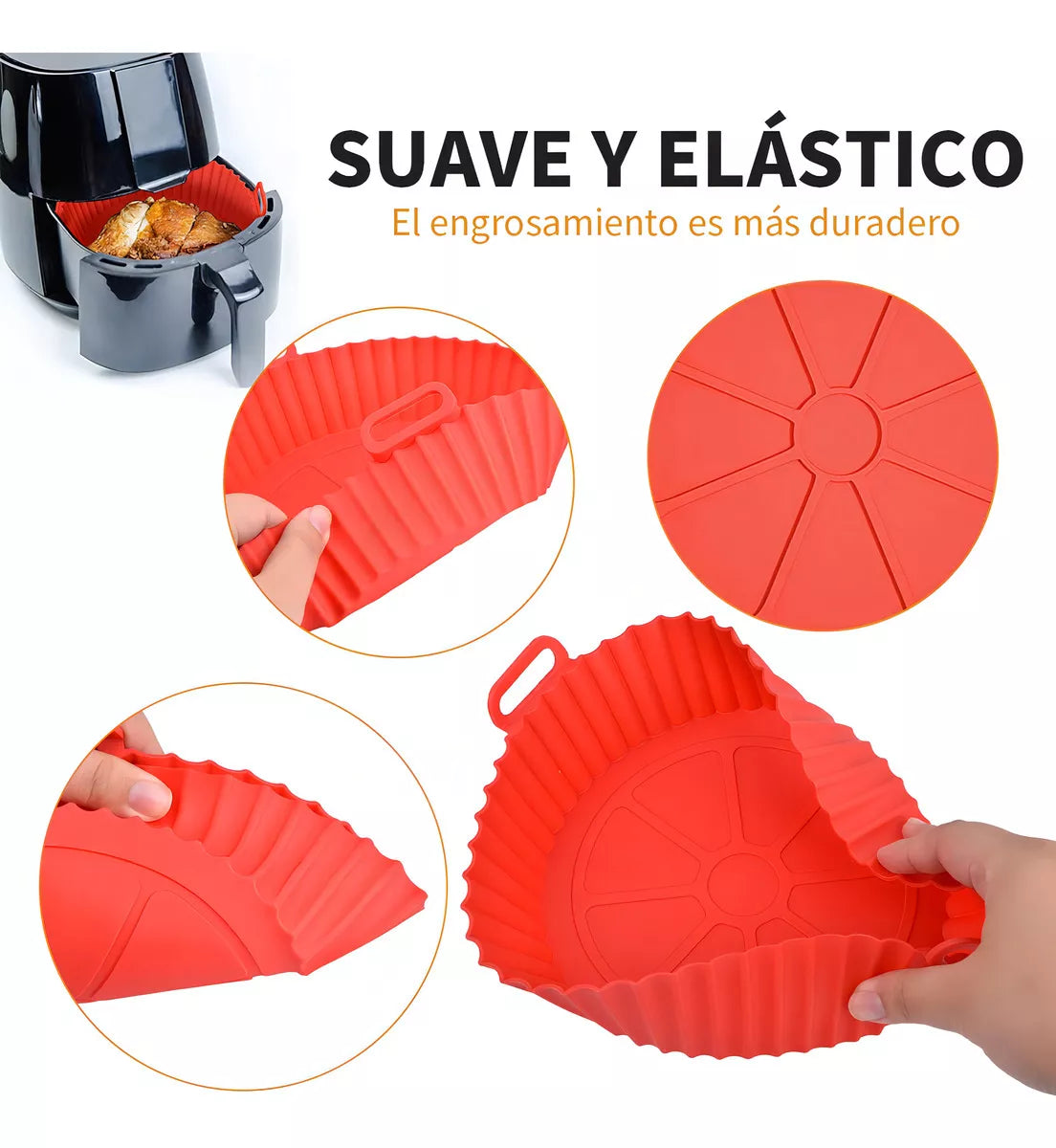 Kit de 6 moldes de silicona reutilizables QUICKBAKER PRO