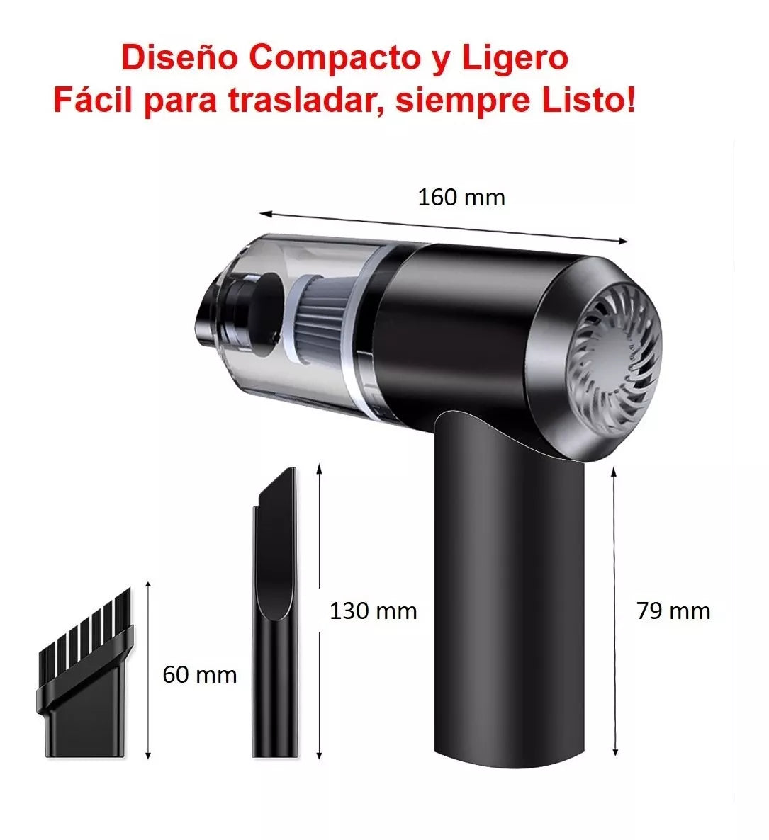 Aspiradora Inalámbrica Recargable USB