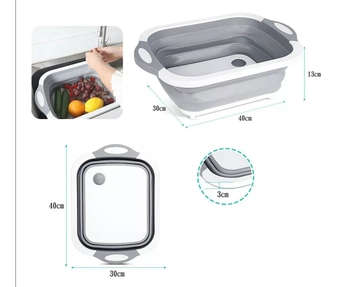 Tabla de Picar Plegable 3 en 1