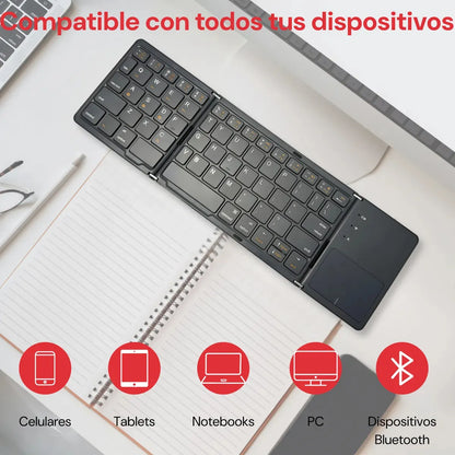 Teclado Plegable Bluetooth FlexKey™ – Trabajar sin límites, donde quieras!