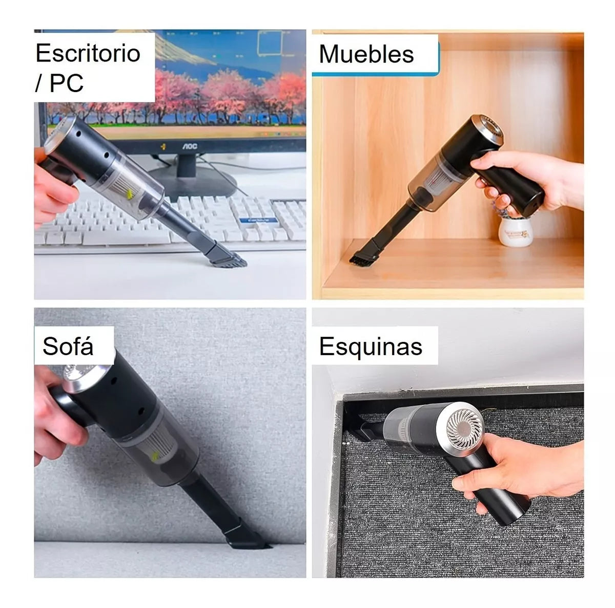 Aspiradora Inalámbrica Recargable USB