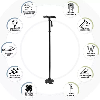 Bastón Perfect Cane Retráctil