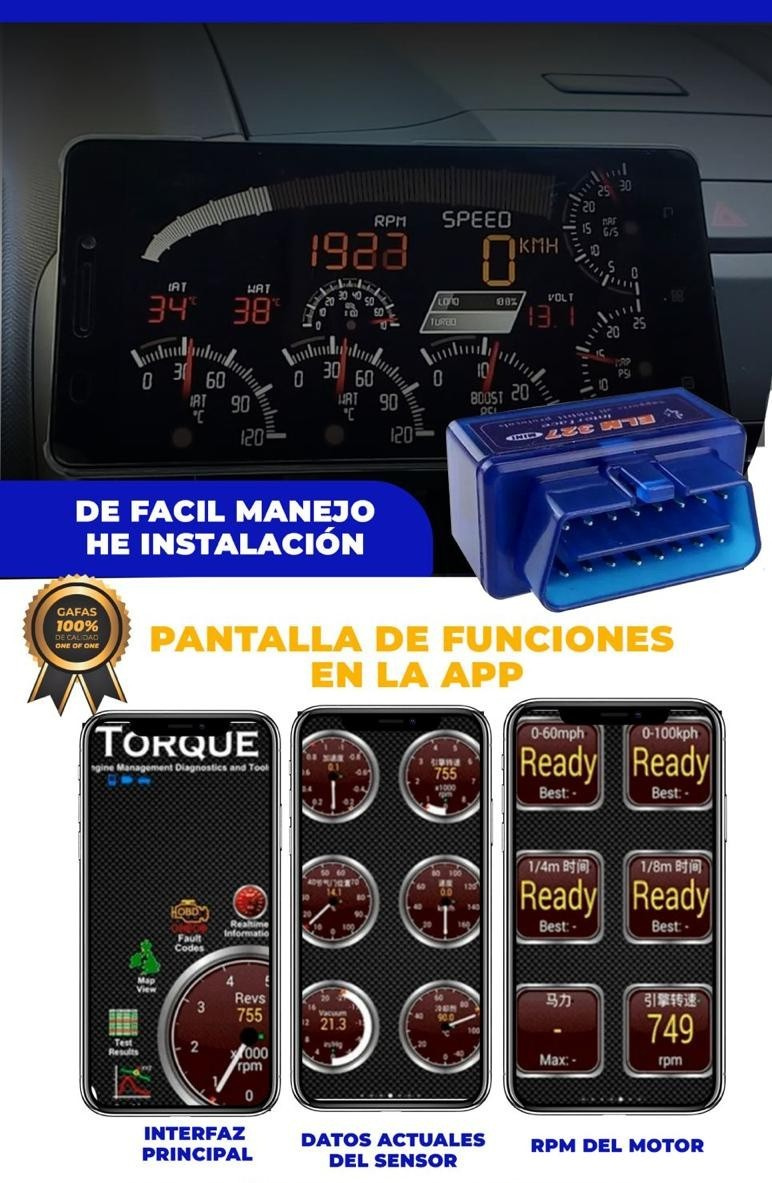 Scanner OBD2 - Detecta fallas antes de que sean un problema