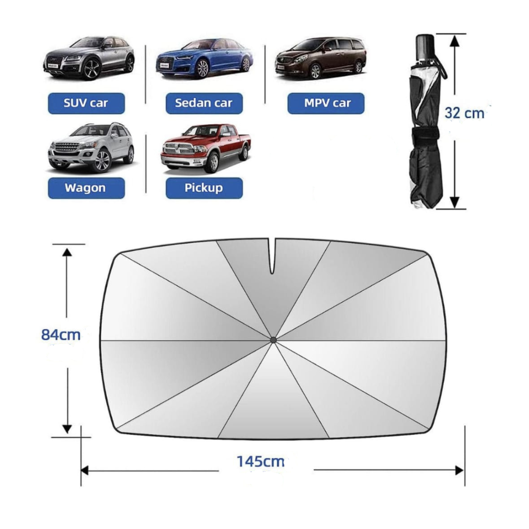 SunSaver Parasol Plegable para auto