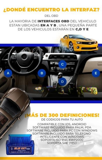 Scanner OBD2 - Detecta fallas antes de que sean un problema