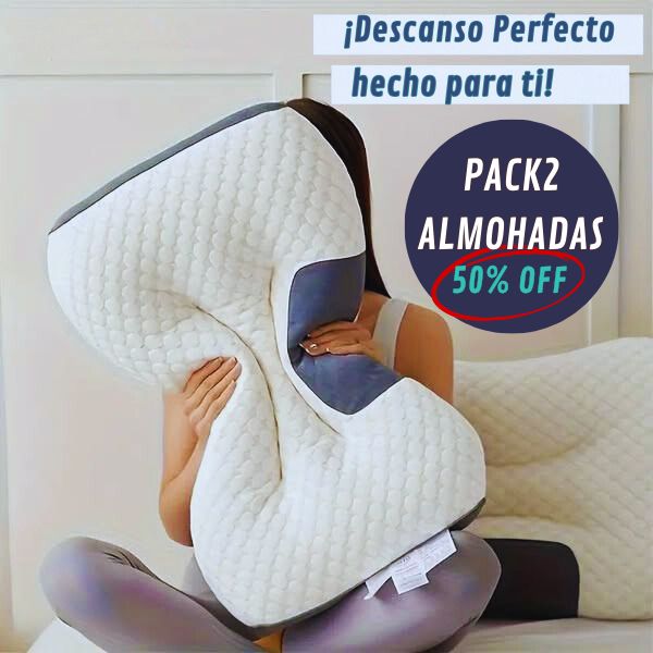 Pack2 Almohadas Premium – El descanso que tu cuerpo necesita 😴