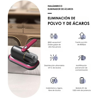 AeroClean™ Aspiradora de ácaros tecnología UV