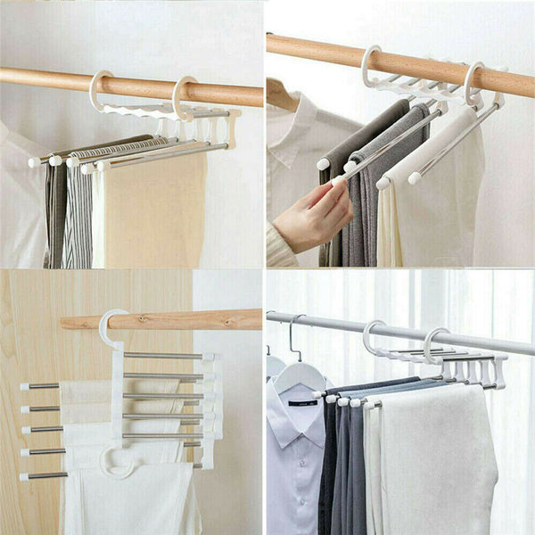 Pack x3 Colgador 5 en 1™ - Organiza tu ropa y gana espacio!