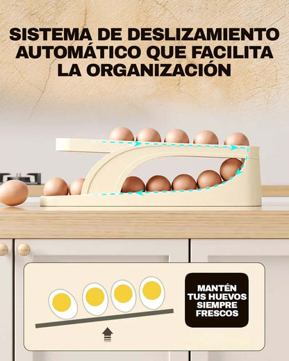 🥚Pack 2 Organizadores Rodantes para 14 Huevos