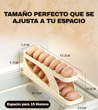 🥚Pack 2 Organizadores Rodantes para 14 Huevos