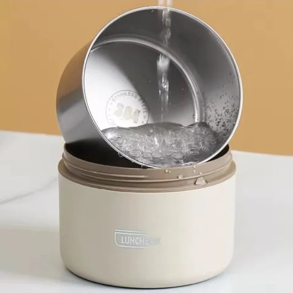 SET LONCHERA TÉRMICA ACERO INOX 🎒🍱