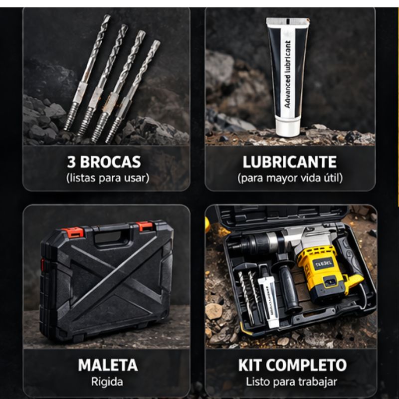 ROTOMARTILLO DEMOLEDOR TASBEL 1500W - Cuando la herramienta responde, usted avanza!