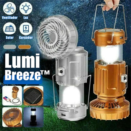 LumiBreeze™ - Ventilador, luz, aire y energía… siempre contigo💡💨🔋