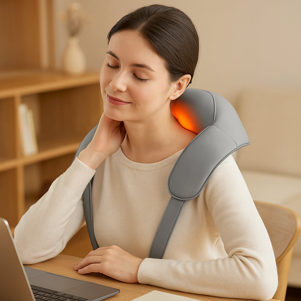 Masajeador CerviCalm - Alivio cómodo, donde lo necesitas🧘‍♀️