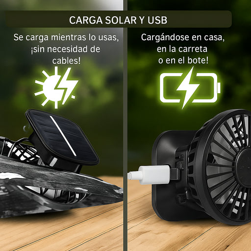 Gorro Solar Doble Ventilación Activa 🌞🧢💨 - Sombra y aire fresco donde vayas!