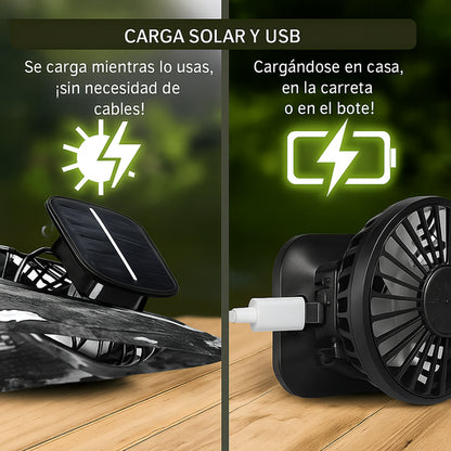 Gorro Solar Doble Ventilación Activa 🌞🧢💨 - Sombra y aire fresco donde vayas!