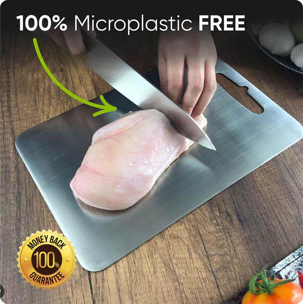 Tabla Acero Inoxidable™  Durabilidad y limpieza para cada corte.