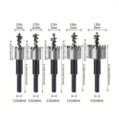 Set De Brocas de corona 5 Piezas