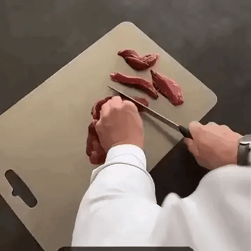 Tabla Acero Inoxidable™  Durabilidad y limpieza para cada corte.