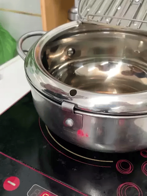Olla Freidora Japonesa - Cocina crujiente y limpia, al estilo japonés 🇯🇵🍤