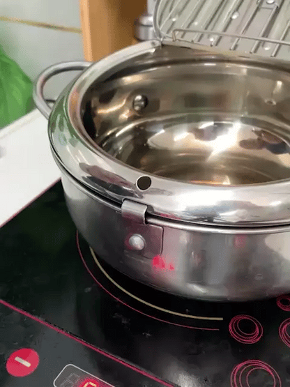Olla Freidora Japonesa - Cocina crujiente y limpia, al estilo japonés 🇯🇵🍤