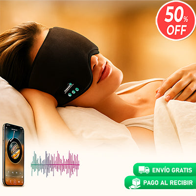 SmartSleep™ Antifaz Inteligente para Descansar 🛌 + 🎁Guía digital '7 pasos para Dormir Mejor'
