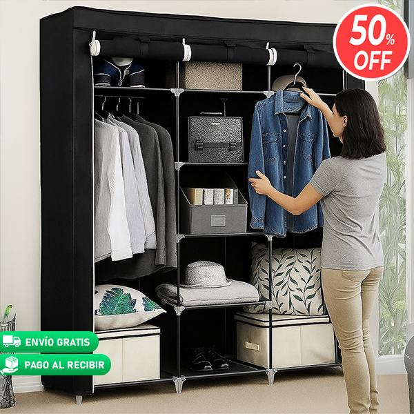 🧥Clóset SmartBox™ - Arma, ordena y gana espacio sin estrés ni herramientas