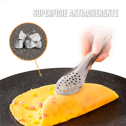 Disco Antiadherente de 30 cm - Conserva los jugos y realza el sabor 😋