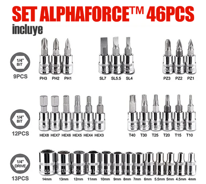 Set AlphaForce™ 46pcs