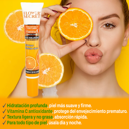 Contorno de Ojos con Vitamina C y Ácido Hialurónico
