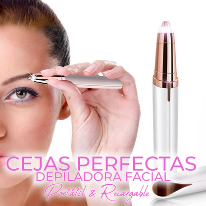 Cejas Perfectas Depiladora Facial, portátil y recargable