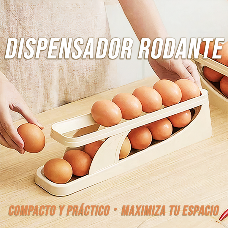🥚Pack 2 Organizadores Rodantes para 14 Huevos