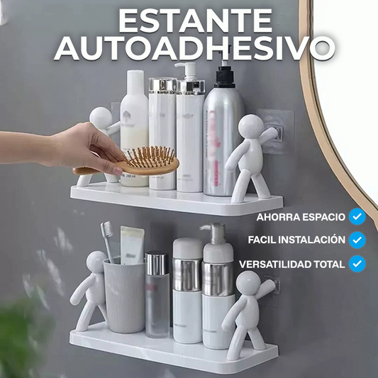 Estante Autoadhesivo para el Hogar Blanco