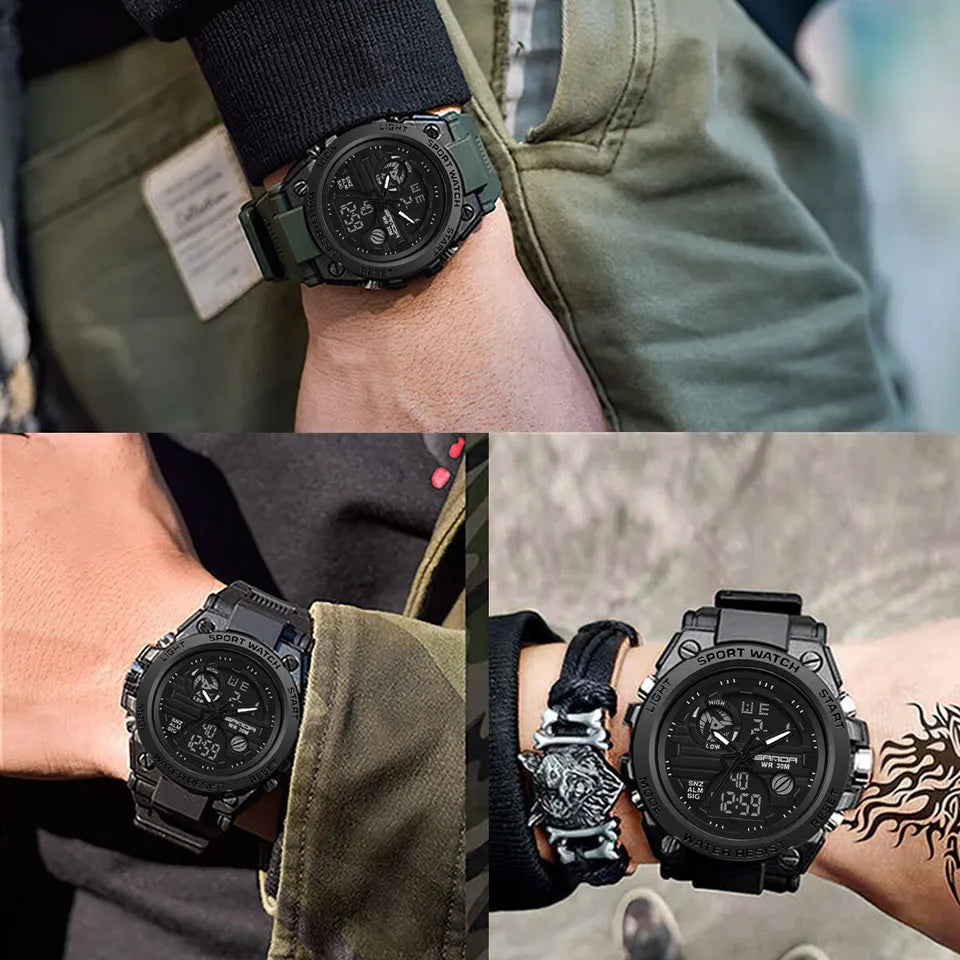 RELOJ PULSERA MODELO MILITAR